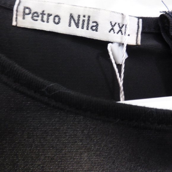 PETRO NILA, xxl, black dress, zip up back, BNWT - Picture 3 of 6